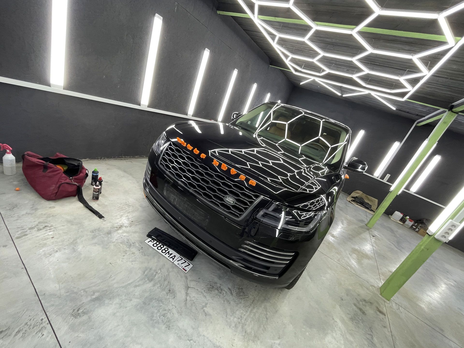 Полировка кузова range rover